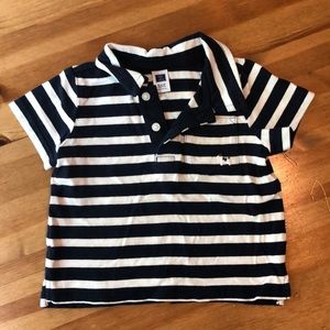 Janie and Jack striped polo shirt